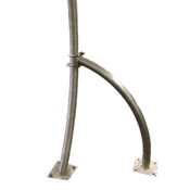 Stainless steel support leg